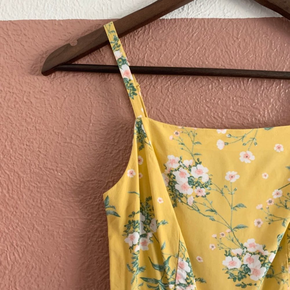 Stunning Yellow Floral Jumpsuit